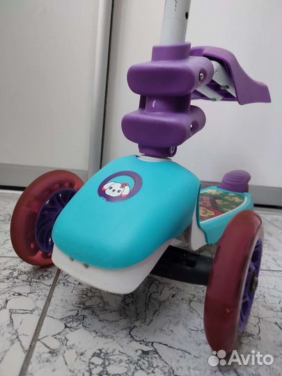 Самокат - беговел трёхколёсный Capella puppy