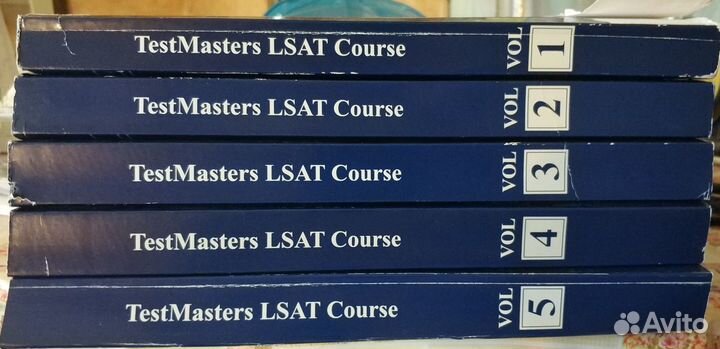 Учебники TestMasters Lsat Course 5 томов