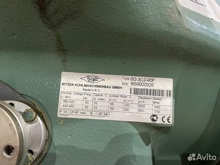 Холодильный компрессор Bitzer 6G-30.2Y
