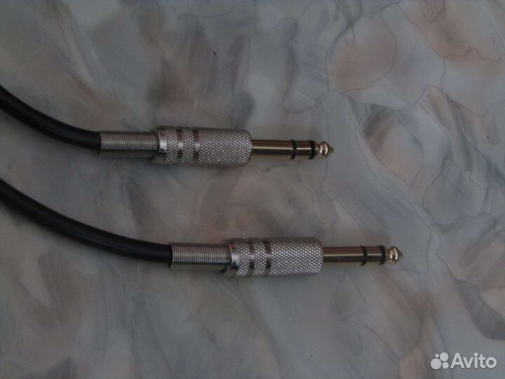 Кабель 6m dexp jack 6.35male-jack 6.35male stereo