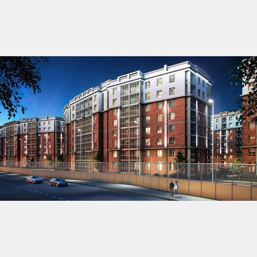 3-к. квартира, 92,5 м², 1/8 эт.