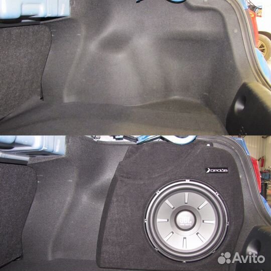 Короб/ящик/корпус для сабвуфера 12