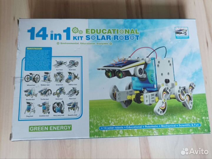 Конструктор на солнечной батарее 14 в 1