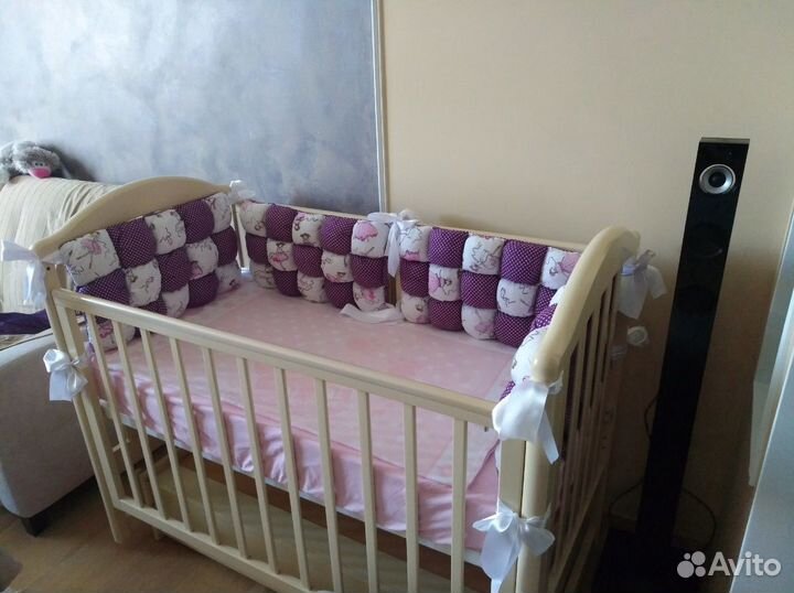 Бортики в детскую кроватку