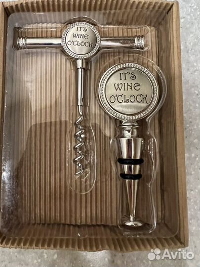 Штопор и пробка (набор) подарочный