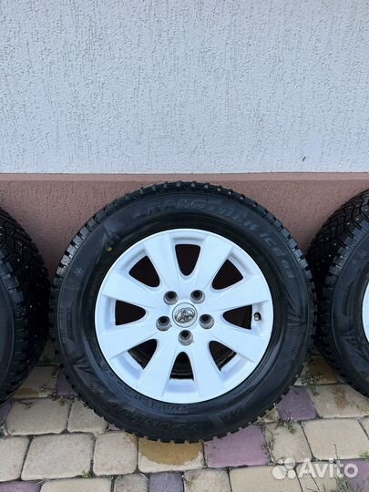 Диски toyota r16 и шины Dunlop grandtrek ice 03