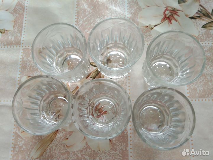 Графин-штоф и рюмки, Гусь -Хрустальный, СССР