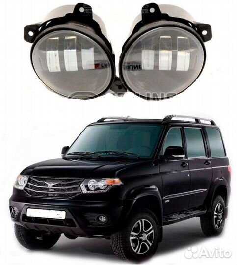 Противотуманные фары LED УАЗ Патриот