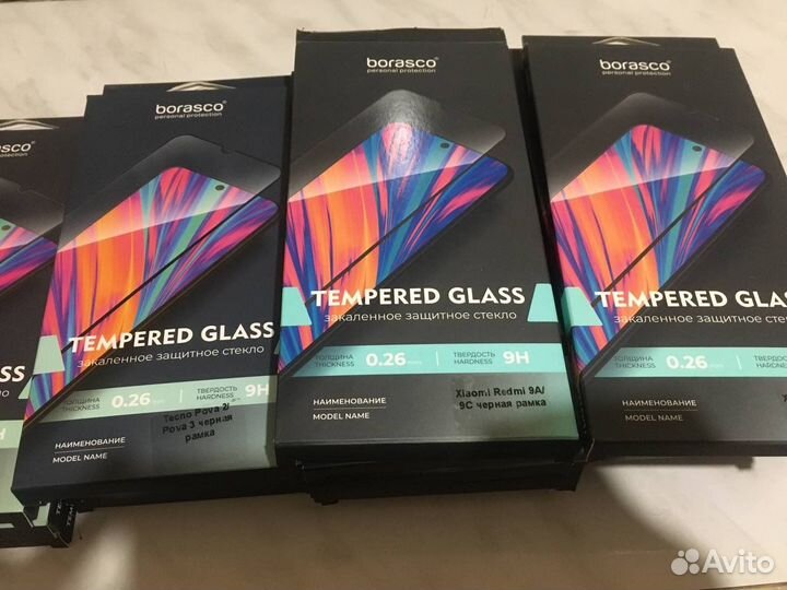 Защитные стёкла borasco для смартфона