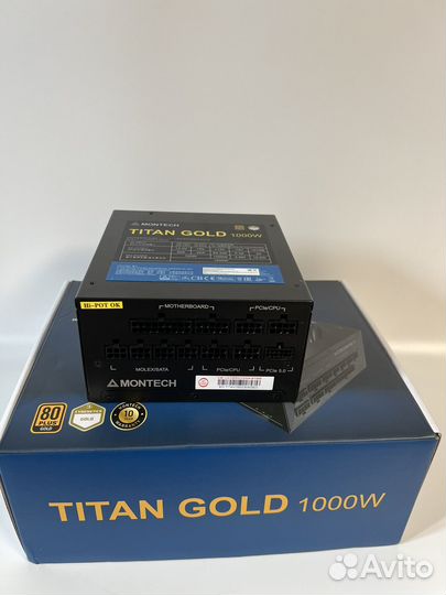 Блок питания Montech 1000w Gold