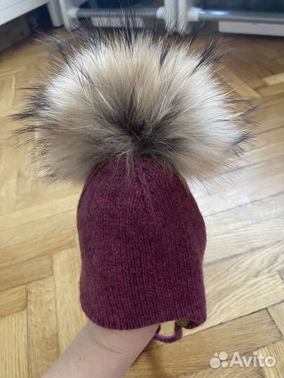 Шапка шерстяная для девочки