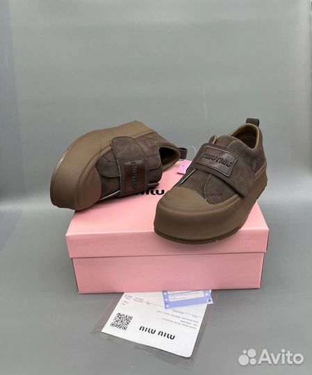 Кеды Miu Miu на липучках