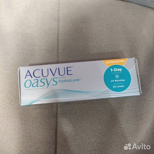 Линзы acuvue oasys astigmatism -6.50
