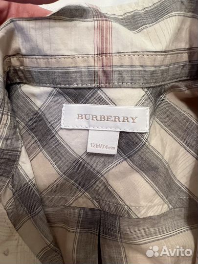 Рубашка-боди burberry