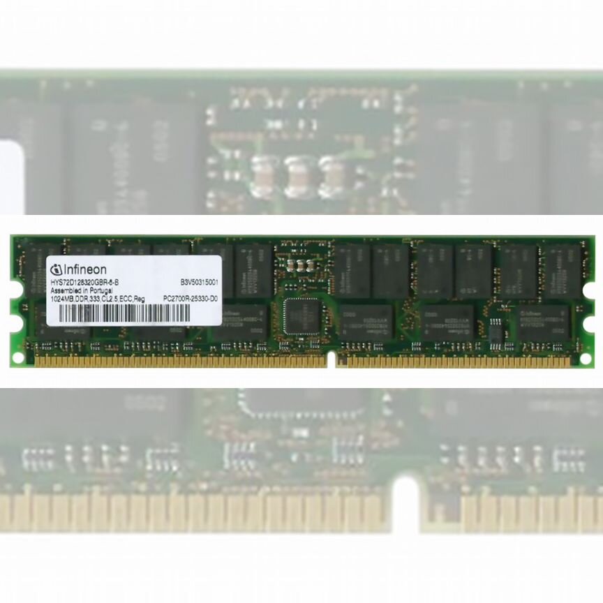 [HYS72D128320GBR-6-B] Оперативная Память Infineon Hys72d128320gbr-6-B
