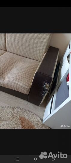 Большой угловой диван раскладной бу