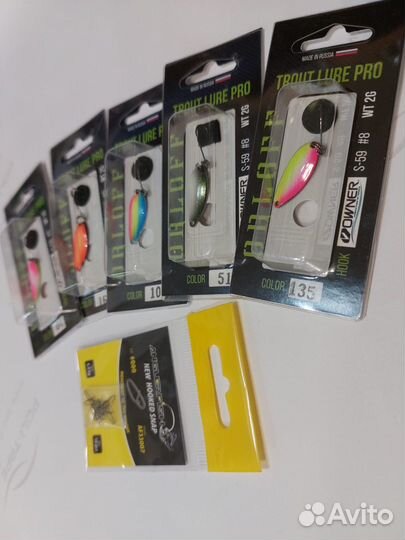 Форелевые блесна ручной работы и карабины