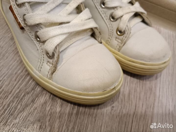 Кросовки кожаные ecco