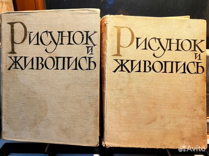 Антикварная книга Рисунок и живопись 2 тома