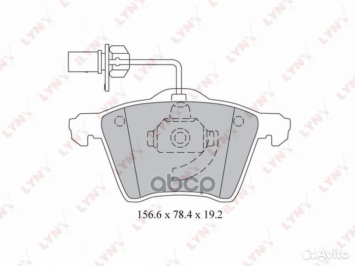 BD-3026 Колодки тормозные lynxauto BD-3026 lynx