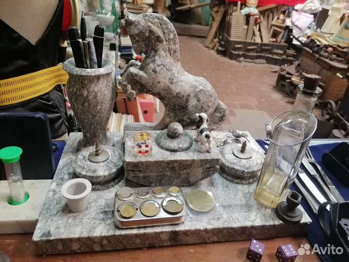 Письменный прибор ссср. Мрамор