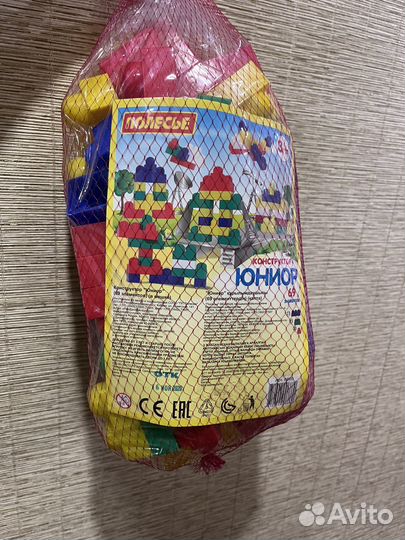 Конструктор Полесье Юниор, 69 элементов