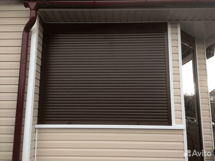 Рольставни для окна Алютех 900х1150 мм