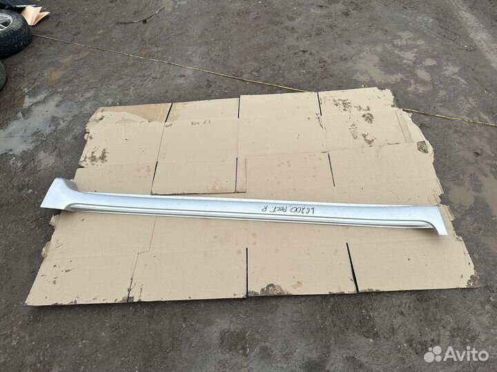 Накладка порога правая Land Cruiser 200 рест 12-15