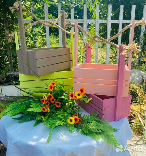 Ящики для декора