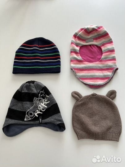 Шапки lassie, mothercare, h&m 46 размер