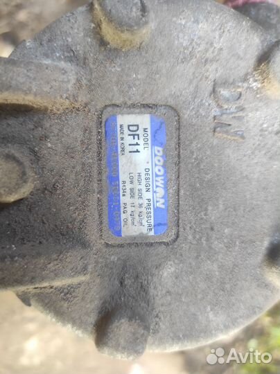 Компрессор кондиционера солярис рио