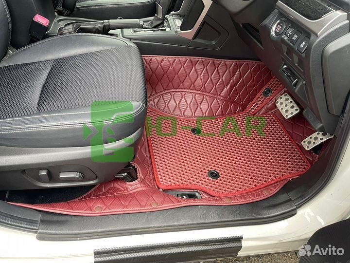 Новые 3d коврики экокожи Subaru Forester Sj 2013-1