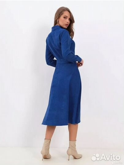 Платье женское вельвет 46