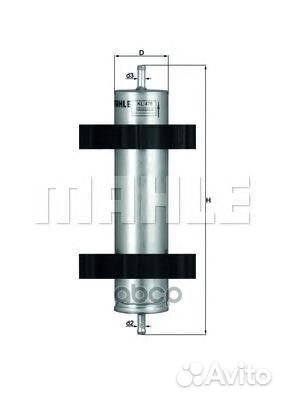 Фильтр топливный BMW E46 1.8D/2.0D KL478 Mahle