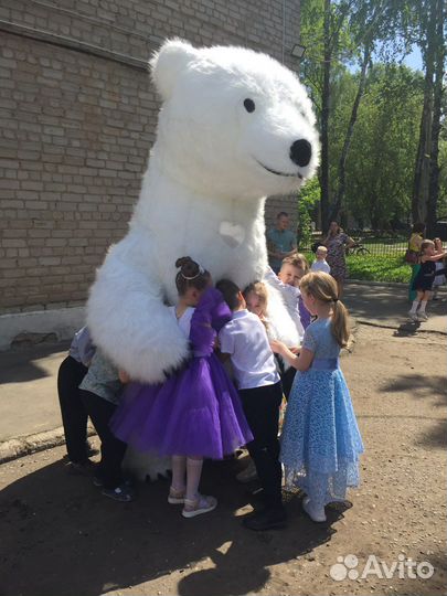 Белый мишка поздравление