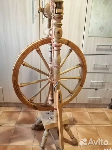 Прялка деревянная старинная