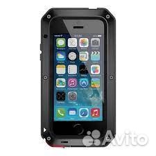 Чехол iPhone 6/6s Plus (противоударный/черный)