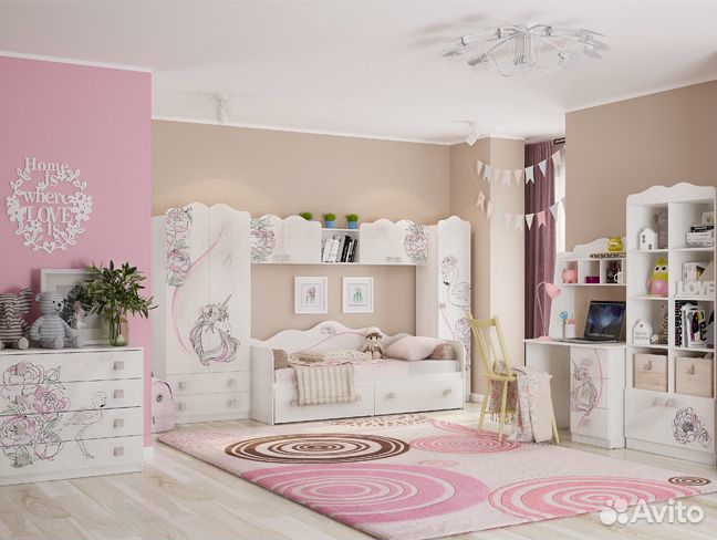 Кровать для детей софа девочки