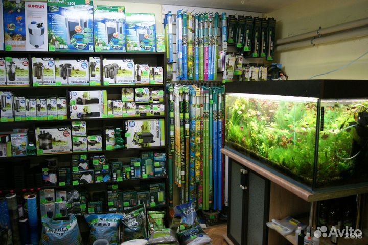 Аквариумные фильтры, оборудование, аквариумы и т.д