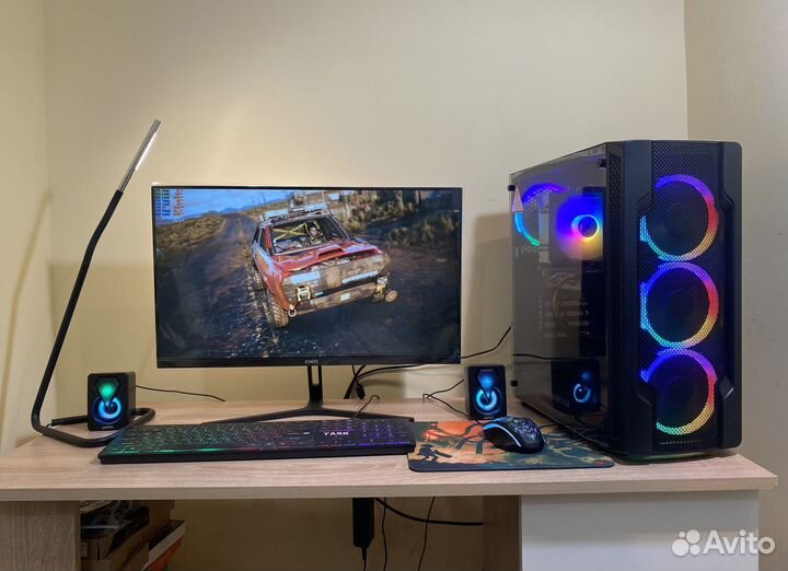 Супер Игровой пк RX с монитором: Mistral X4