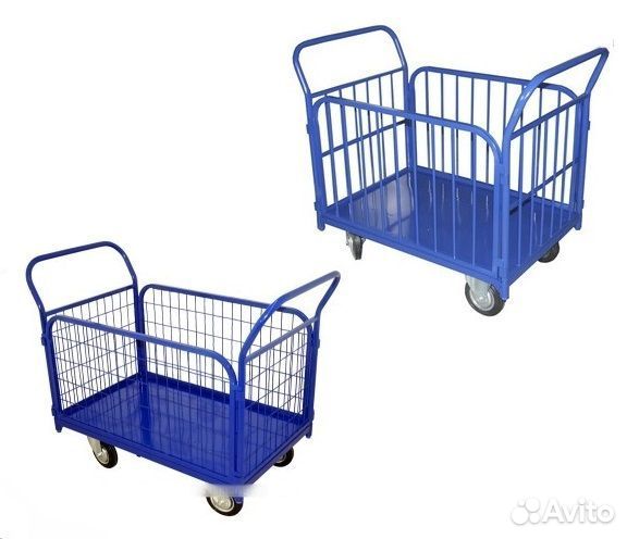 Тележка тб-7 съемный трубчат борт 800х1400 мм