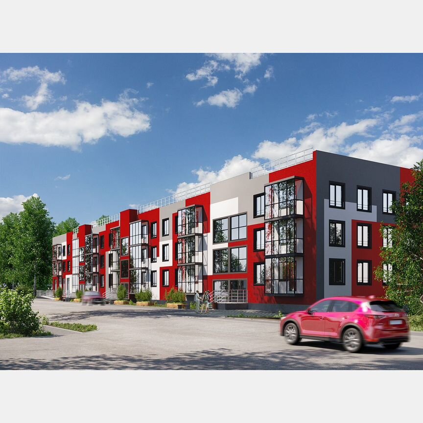 2-к. квартира, 65,8 м², 2/3 эт.
