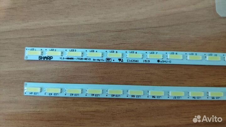 Подсветка Sony Sharp 55