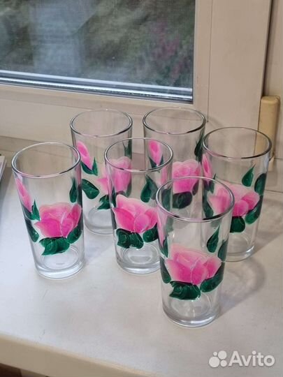 Стаканы. 400 за 6шт