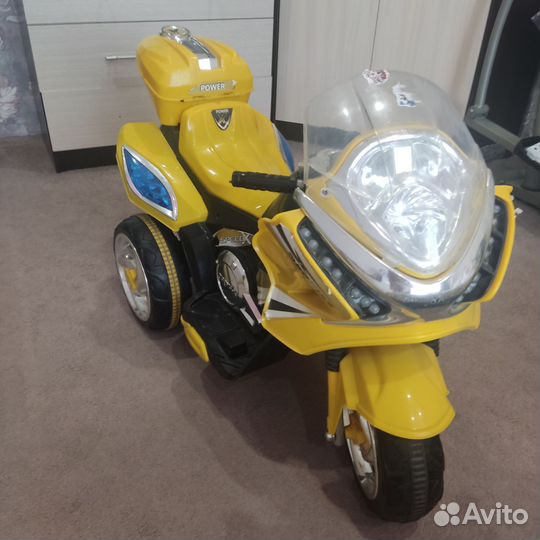 Детский мотоцикл на аккумуляторе бу