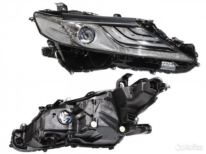 Фара с корректором 3 led полосы правая на Toyota C