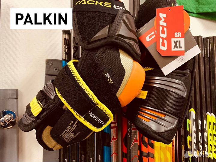 Новые CCM Tacks AS-V PRO Sr. XL налокотники хоккей