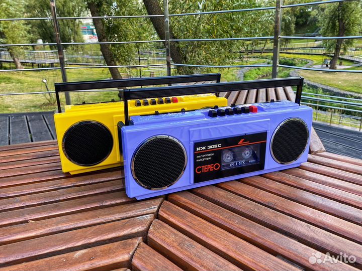 Магнитофон кассетный иж 305С фиолетовый