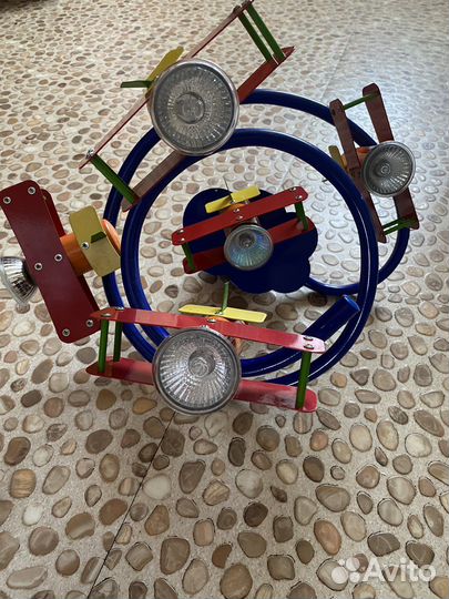 Детская люстра «самолетики»