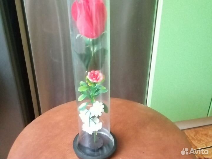 Роза в колбе